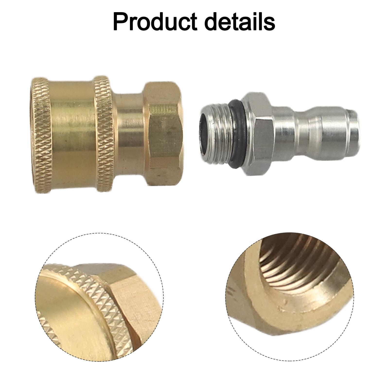 

Cleaning Machine Connector High Pressure Connector Copper And Stainless Steel Effortless Installation Female Quick-Connect China Mainland