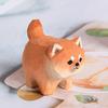 RemeeHi Wooden Handmade Wood Scandinavian Shiba Inu Husky Wooden Goose Wooden Fox Stylish Decorative Friendship Celebration New Birthday Cute Loyal