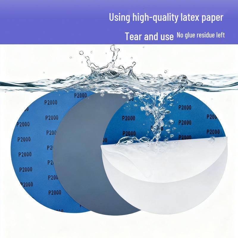 10-inch PSA Silicon Carbide Wet/Dry Superfine Waterproof Sandpaper - 250mm Round Metallographic