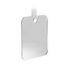 Square Mirror Bathroom Shower Suction Mount Portable Anti Fog Handheld