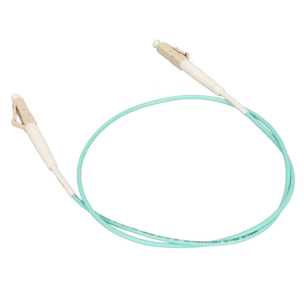 Fiber Patch Cable OM3 Core 0.5M LC to LC Simplex Multimode Fiber Optic Cable for SFP Transceivers
