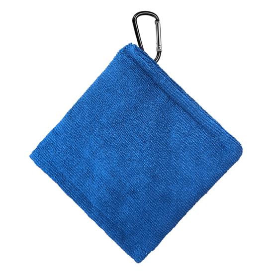 Golf Ball Towel Small Pocket Towel with D Clip for Balls Clubs Portable Golf Ball Cleaner Accessories for Men Women Course Exercise