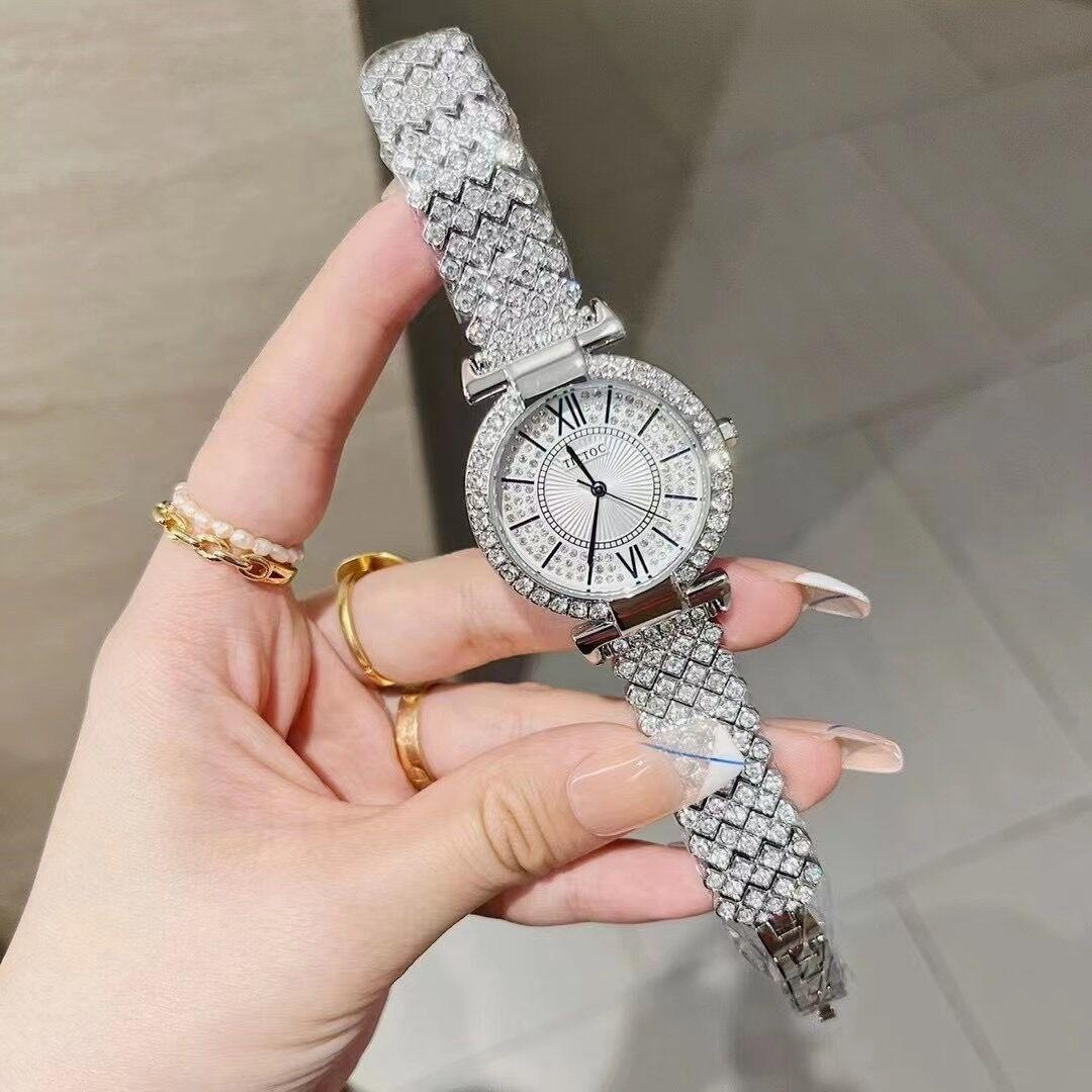 Gypsy Full Diamond Watch Female Roman Diamond Steel Belt Watch Waterproof Fashion Women S Watch
