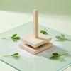 Dumpling Wrapper Press Labor Saving Wooden Dough Presser Wooden Dough Press Solid Wood Construction Kitchen Utensil Compact Size