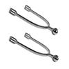 Heavy Type Equestrians Spurs Chrome Plated Stainless Steel Ergonomic Neck Suitable for Training and Competitions