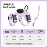 Light Soft Cat Harness Anti‑Escape Pet Chest Back Strap Support Locator Installation Anti‑Lost Adjustable Walking Harness for Kitten Cat