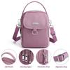 Damen Nylon Umhängetasche Crossbody Handtasche kleine Geldbörse Handtasche Reißverschluss Etui