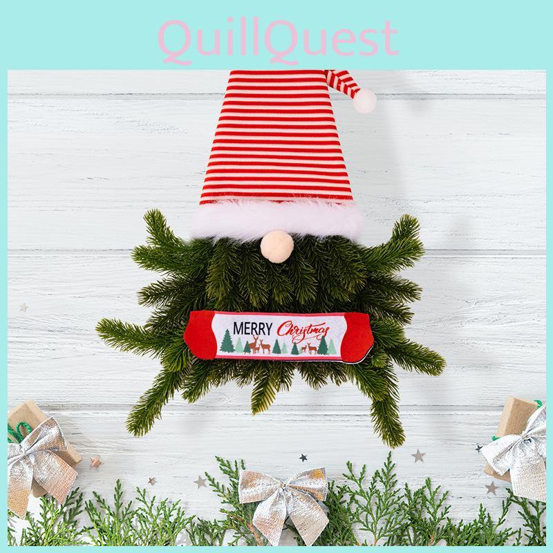 Charming Christmas Ornament Creative Faceless Doll Tree Decoration Whimsical Elf Wreath Gnome Door Hanger