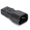 Power Adapter Male to IEC Female Durable Long Life Converter Plug for AC Output 6A 250V
