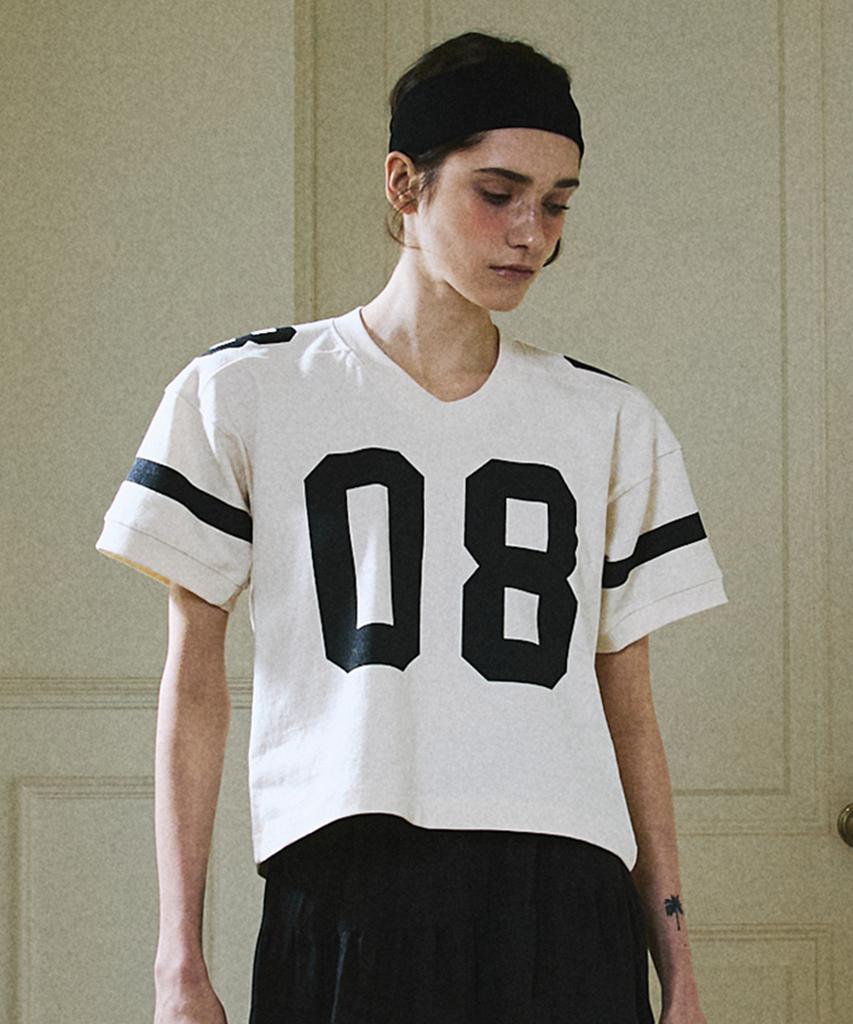 GREENBUTTER No.08 Rugby Tee (L/Beige)