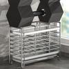 Wall-Mounted No-Drill Cutlery Rack Stainless Steel Space-Saving Anti-Scratch Utensil Organizer for Home Kitchen Storage
