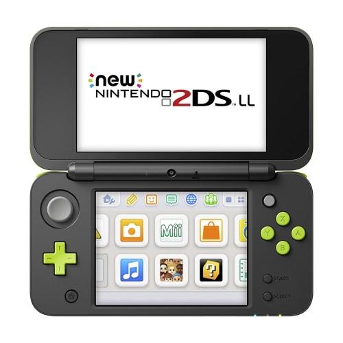 Nowe Nintendo 2DS LL Czarny x Limonkowy
