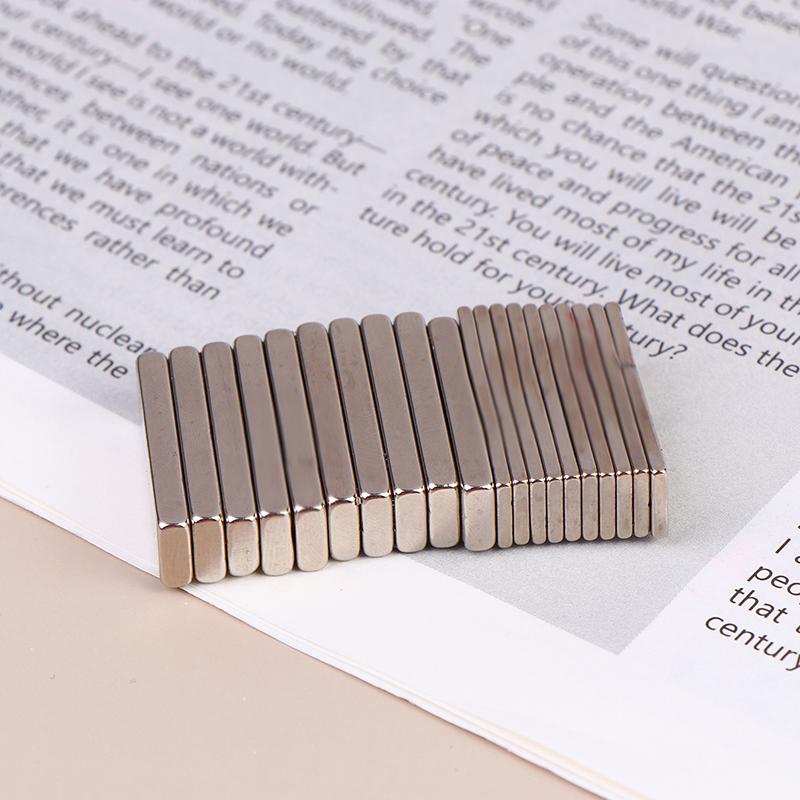 10 Stück Magnete in verschiedenen Größen Starker Neodym-Magnet N35 Ndfeb Permanentmagnetische Imanes Block Leistungsstarke Magnete Kühlschrank