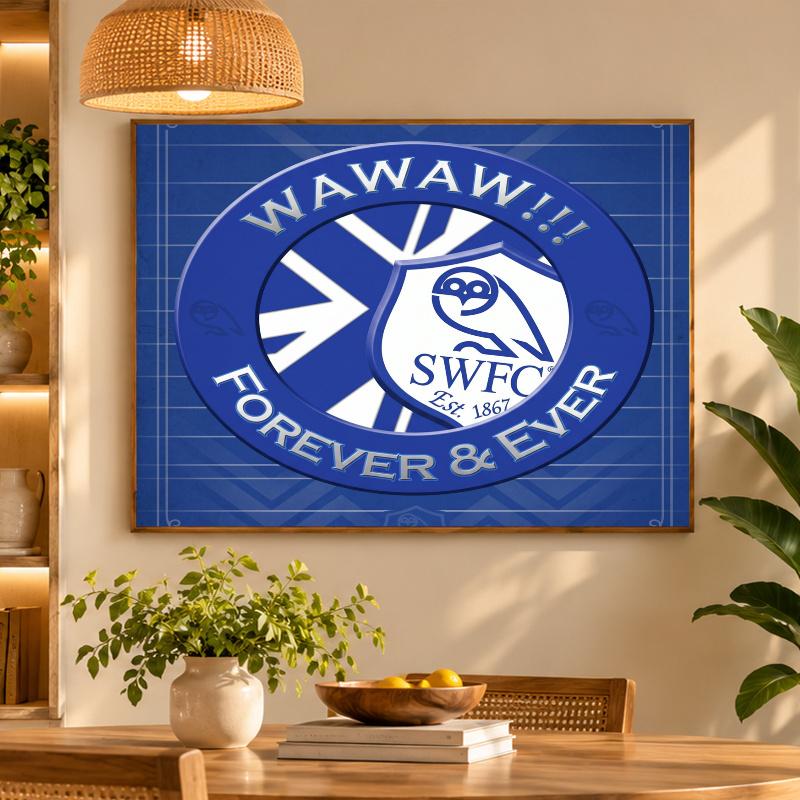 5D Diamond Painting Sheffield Wednesday DIY Full Drill Diamond Art Kit Home Decoration