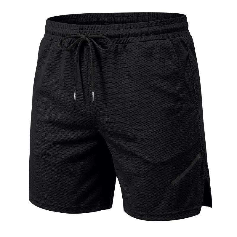 Pantaloncini Sportivi da Uomo in Rete ad Asciugatura Rapida Stile Europeo & Americano - Pantaloni Fitness Running Casual Traspiranti 3/4