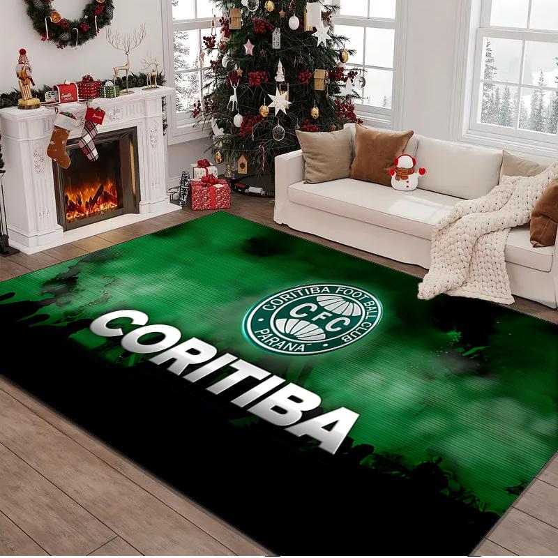 1PC rug Coritiba Football Club Return Carpet, Chair Rug,Area Rug for Office Bedroom living rooms bedroom, Doormat decor Christmas fan gifts