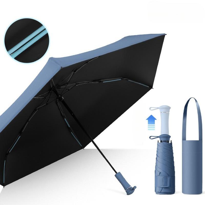 Travel Umbrella Folding Umbrella Lightweight Heat Blocking Windproof Sun  Rain Protection Practical Household Product