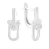 Silver Earrings with Cubic Zirkonia (2198581)