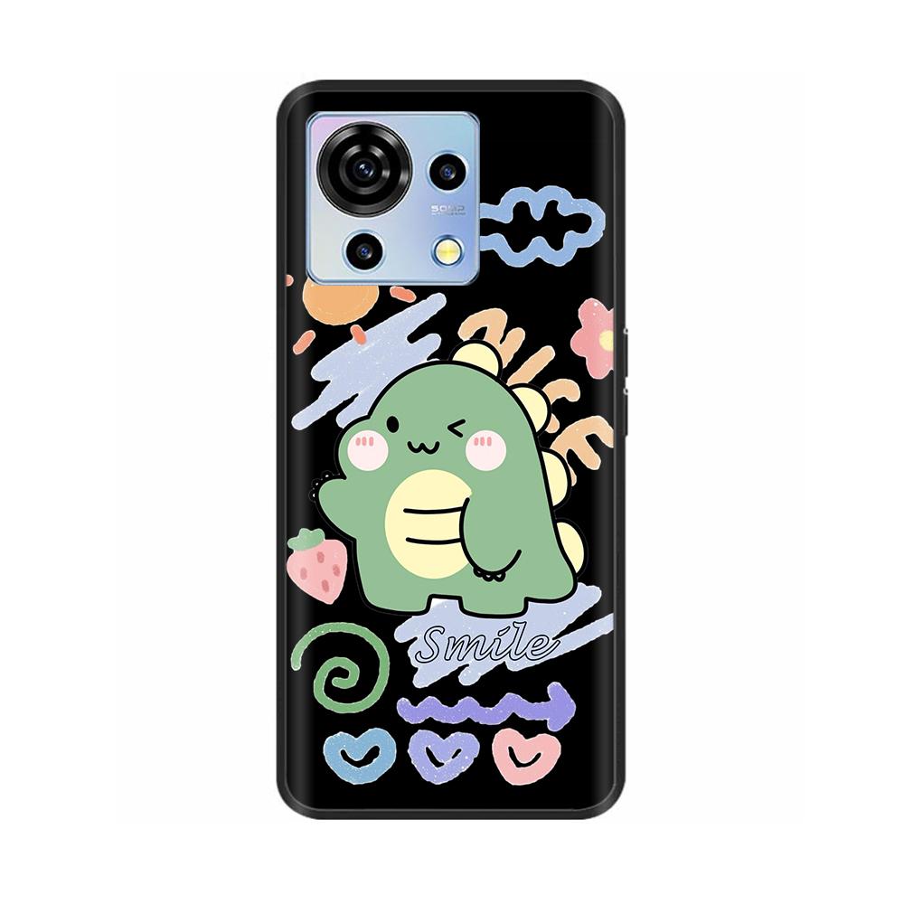 Custodia per ZTE Blade V50 Vita in Silicone Liquido Protezione Completa Copri Telefono per ZTE Blade V50 Vita V50Vita Nuovo Design Retro Morbido