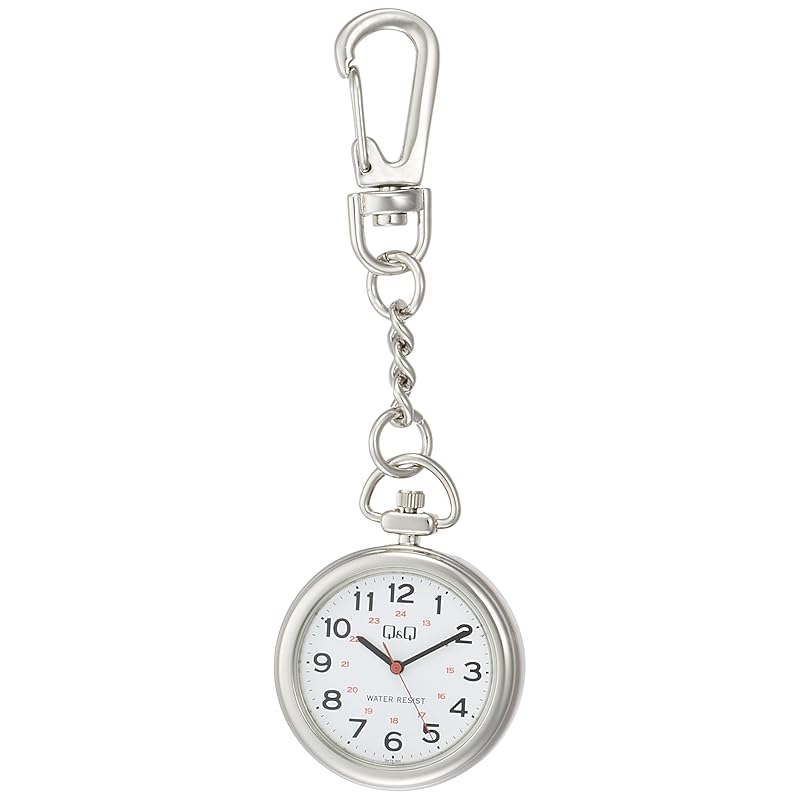 

[Citizen Q&Q] pocket watch waterproof clip QA72-204 white