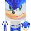 Blue Sonic Hedgehog Cosplay Mask For Kids With Eye-catching Design And One-size-fits-most Feature