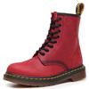 High-top Crazy Horse Red Locomotive Boots Women's Classic Retro Short Boots Men's and Women's Boots Round Head Trend