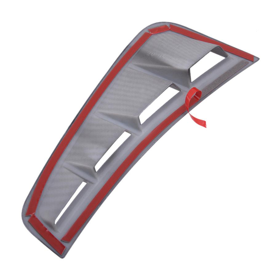 2x Carbon Fiber Look Side Fender Air Outlet Vent Cover Trim For Sonata 2020-2021