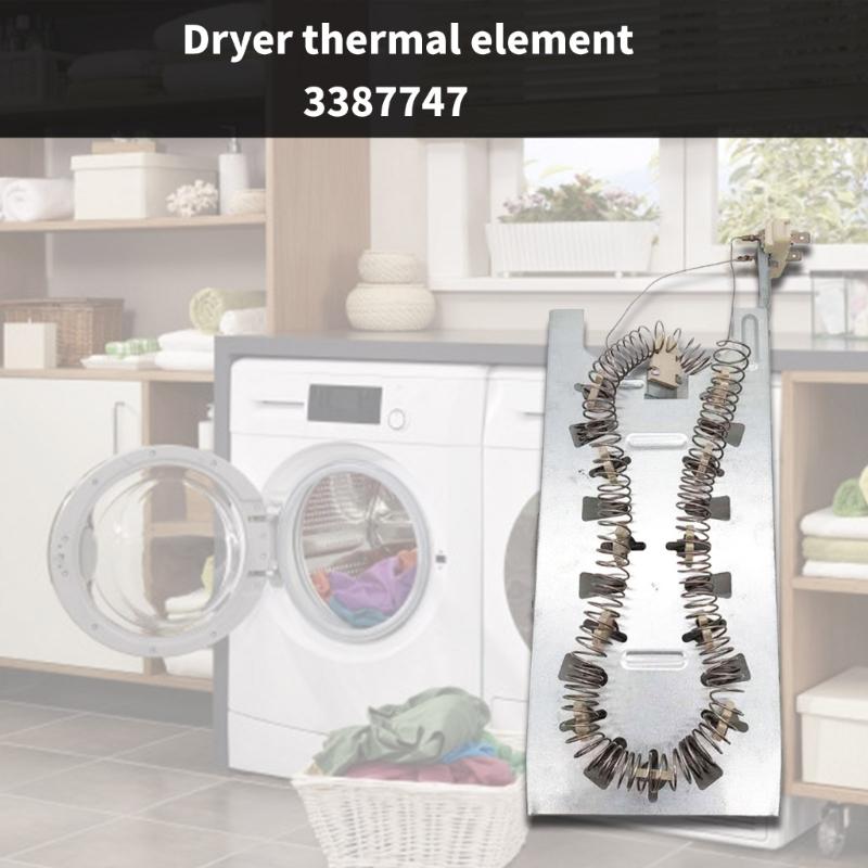 Universals Metal Heating Element Replacement 3387747 Energy Saving Dryer Component for AP6008281 PS11741416 Enduring