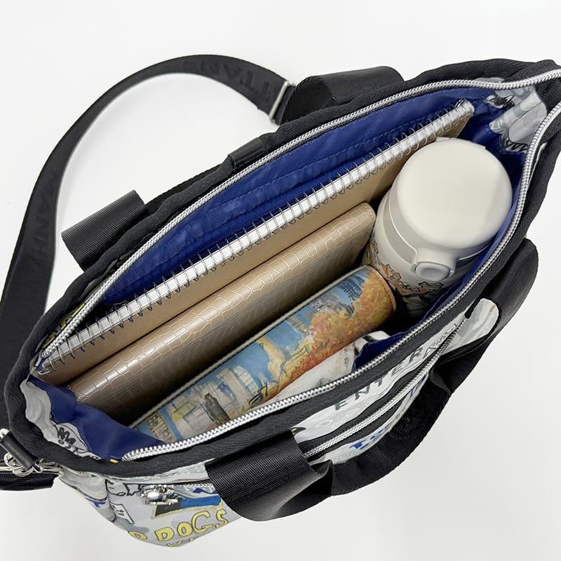 Manhattaner's 2-Way Handbag, New Light Travel, 71-8022, Women's, Gray