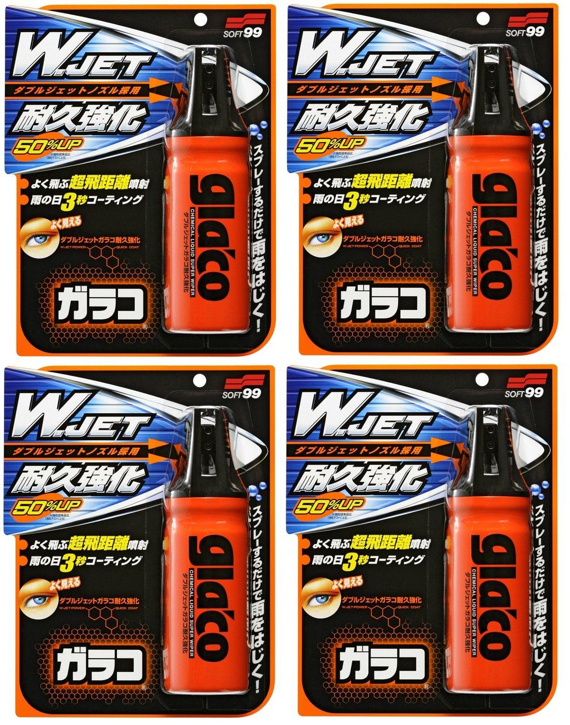 

SOFT99 Уход за стеклами Double Jet Glaco Долговечный для стекол 180 мл x 4 [Оптовая покупка] Очиститель, (Код товара 04169) [HTRC2.1]