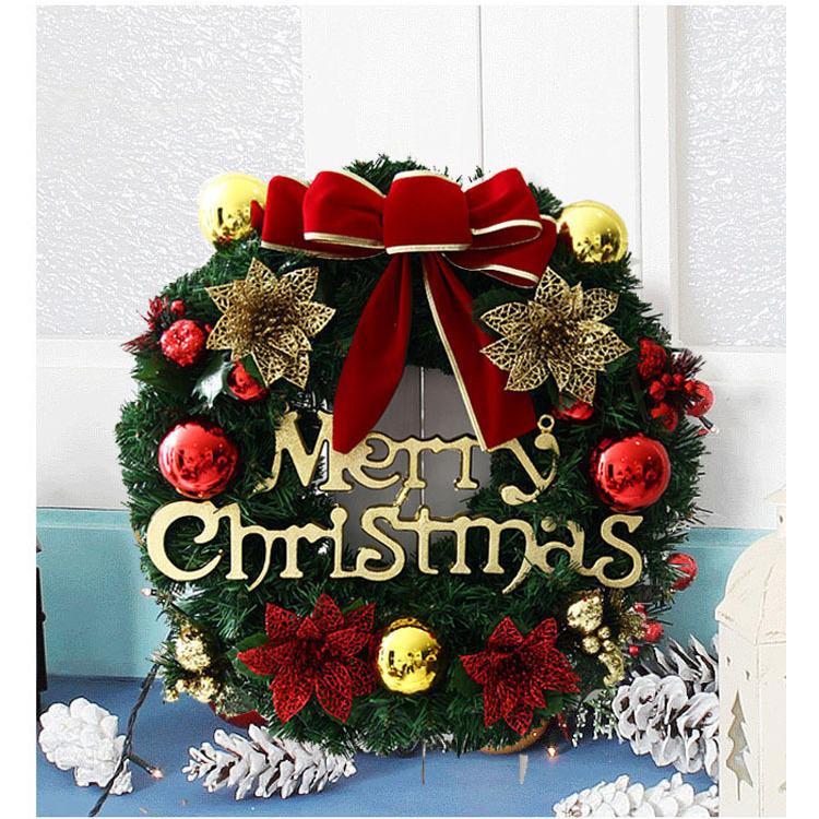 30cm Christmas Wreath for Windows and Doors - Holiday Décor and Display Accessories