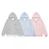 Unisex Oversized Hooded Sweatshirt Vintage Striped Print Casual Winter Pullover