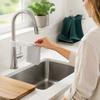 No-Drill Dishcloth Drying Holder Adjustable Kitchen Towel Rack Space Saving Drying Organizer  Sink