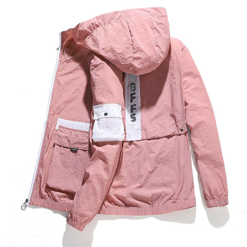 Солнцезащитная одежда Тенденция Дышащая мужская куртка Красивая свободная повседневная — фото 9