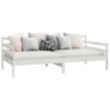 Daybed White Solid Pine Wood 90x200 cm