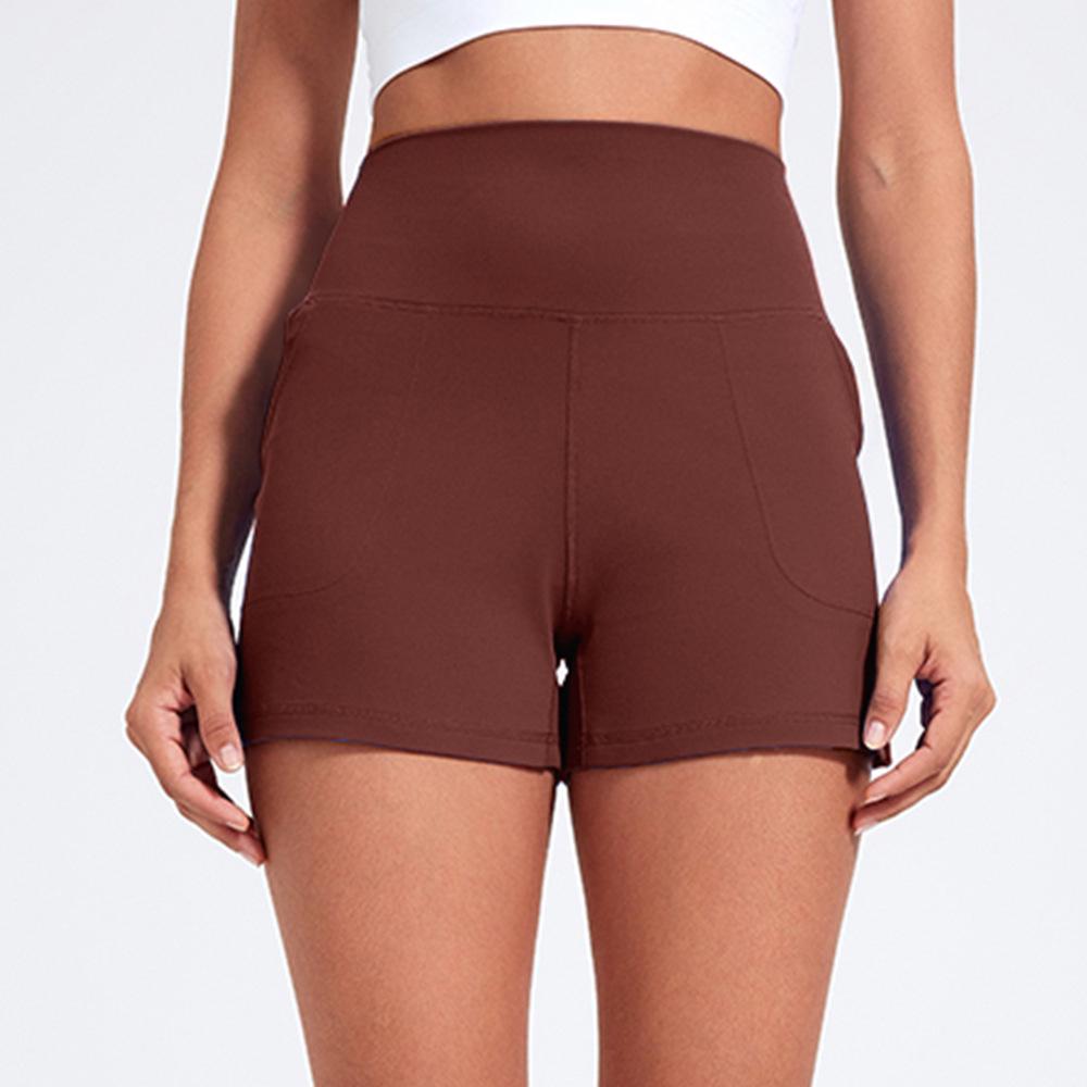 Women's High Waist Bare Feel Yoga & Running Shorts