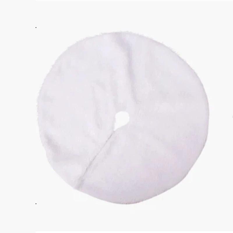 78/90/122 см Юбка для рождественской елки Чисто белая Длинноворсовая Рождественское украшение Дом Праздничная Юбка для рождественской елки Украшение 78CM