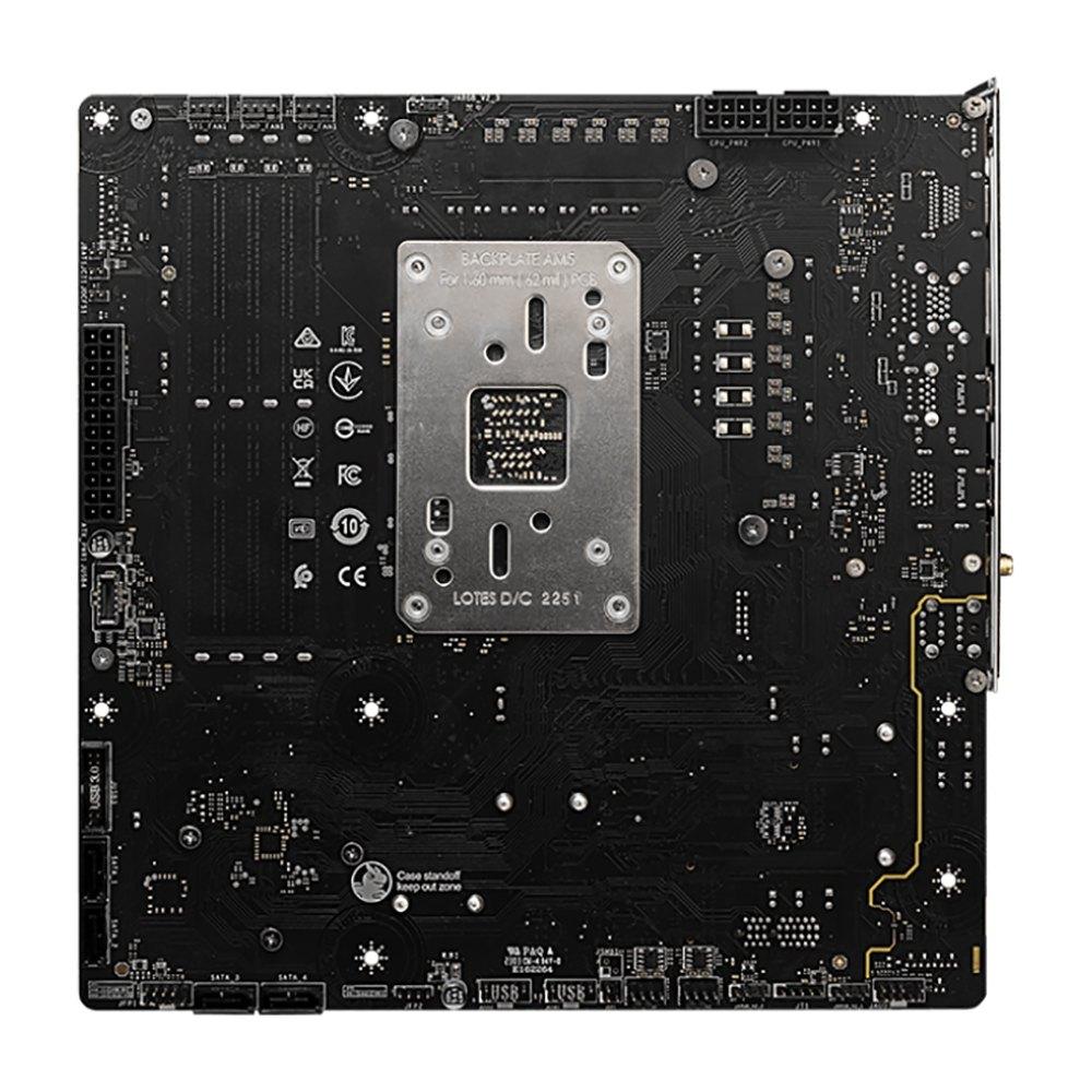MSI B650M PROJECT ZERO Motherboard AM5 DDR5 128GB White