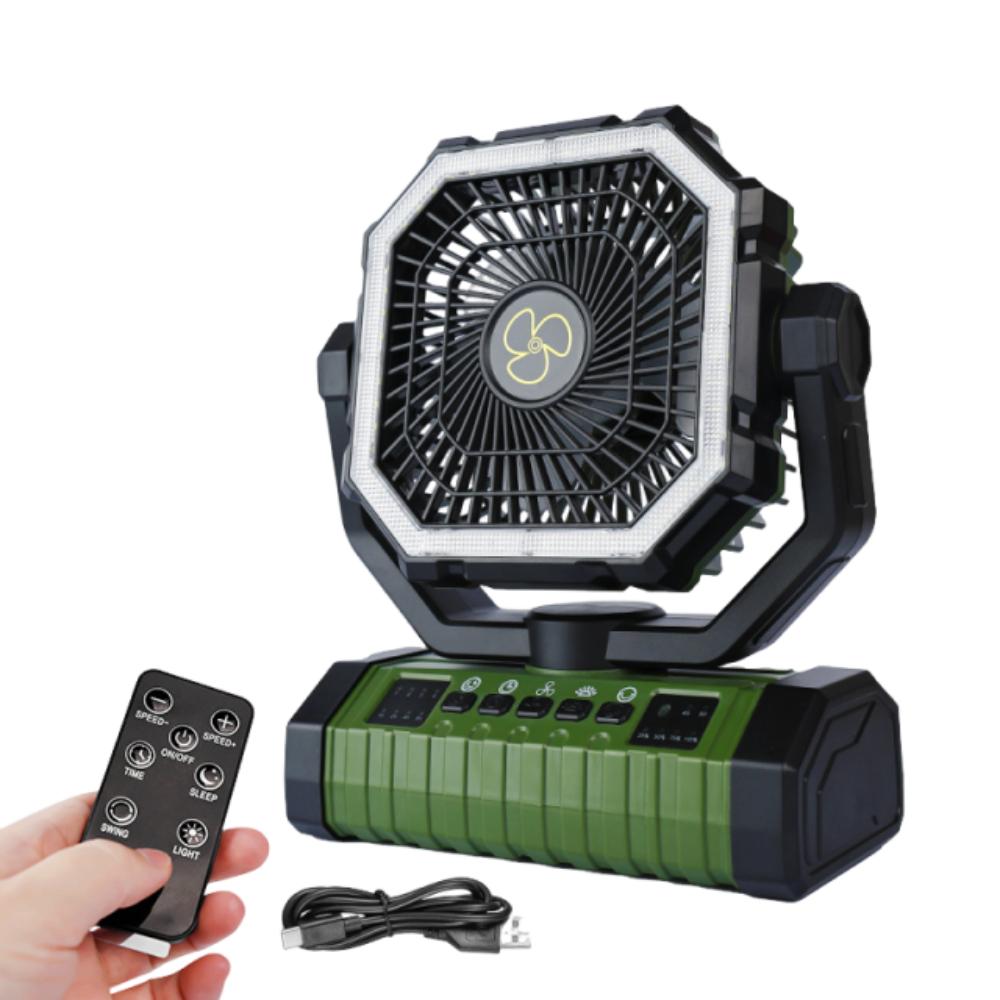20000mAh Outdoor Tent Fans Multi-functional Travel Fans Multi-Functional Portable Camping Fan  Trip