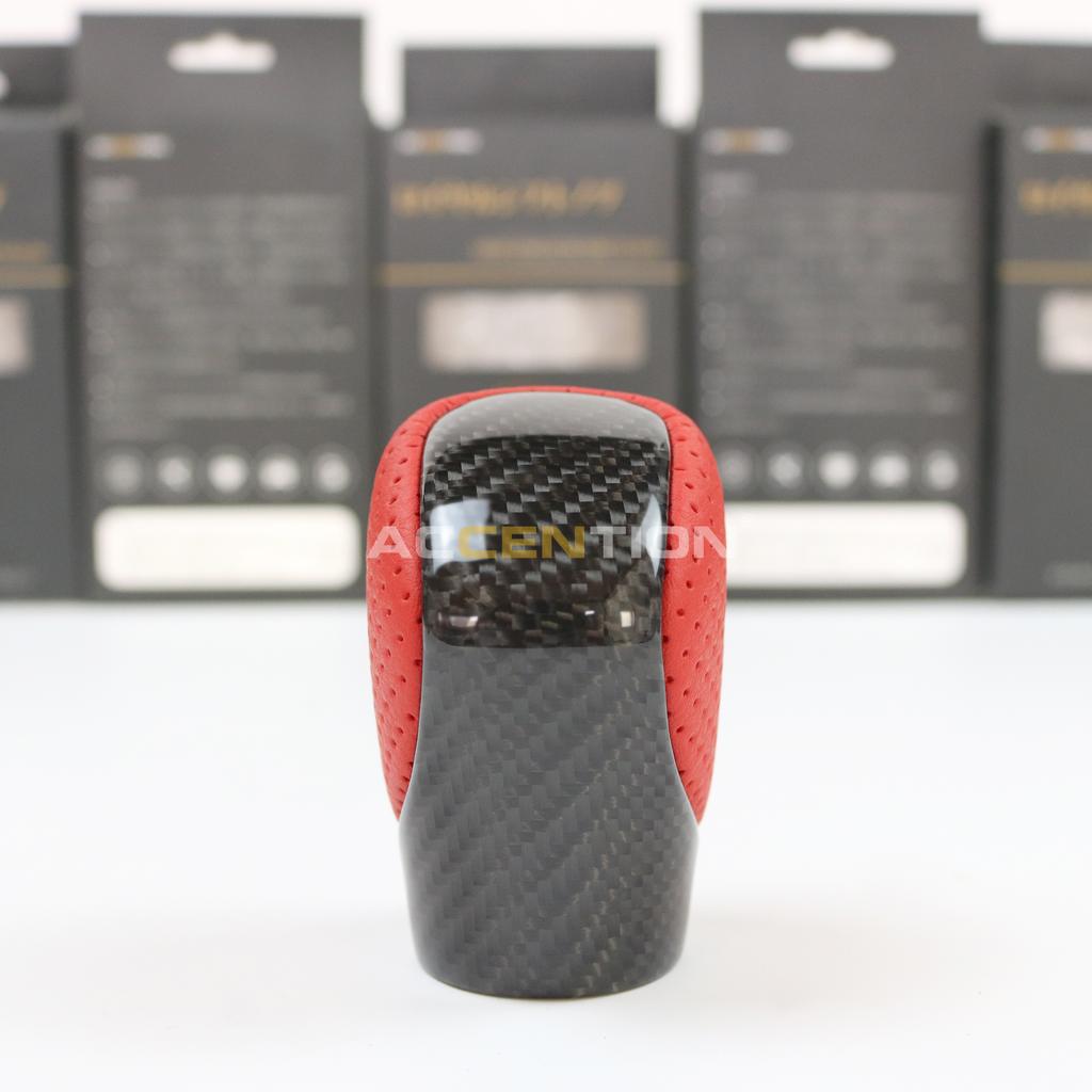 Black Leather Blue Carbon Fiber Gear Shift Knob For Toyota Lexus ES GS-450H GX IS-300 NX-300H RC-300 RX-350 2015-