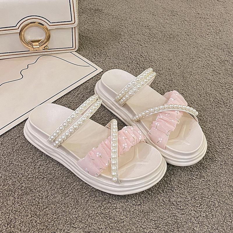 Мода PARZIVAL Новые стильные женские сандалии летние женские тапочки на платформе — фото 8