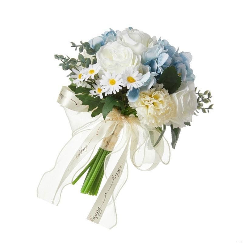 Artificial Flower Combo Wedding Flower for Wedding Bouquet Flower Beautiful Flower Brooch Centerpieces Arrangement X3UC