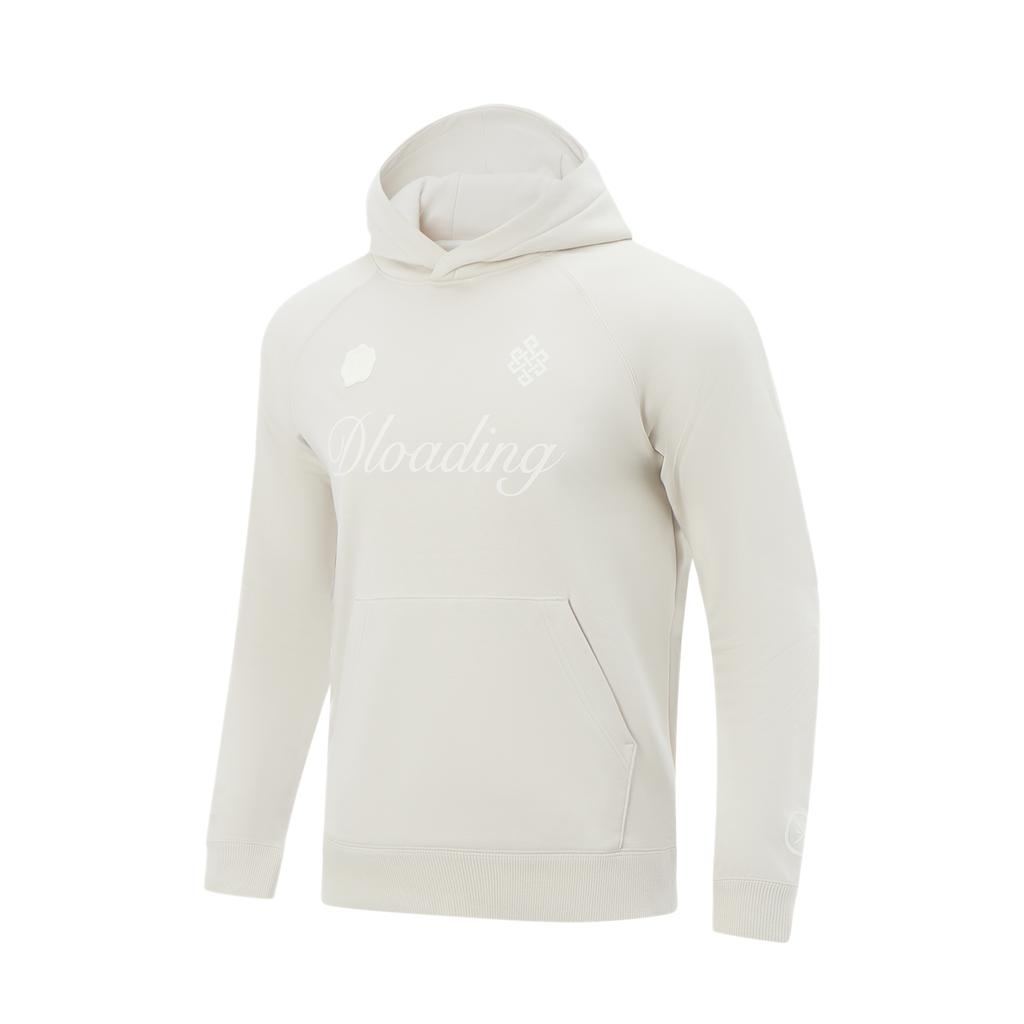 Li Ning Wade Series Loose Hooded Comfortable Casual Letter Simple Sweatshirt Men sweatshirt AWDV749-6