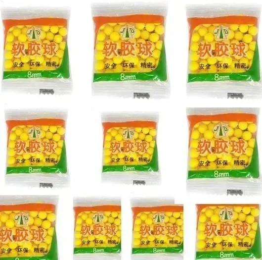 Soft Rubber Ball Balas Bolas 7-8 Mm Diameter Toy Balls for Kids Educational Play