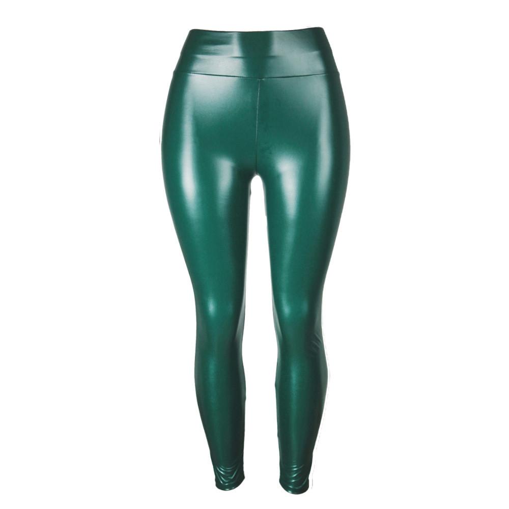 Pu Leather Pants For Women With High Waist And Slimming Fit For Casual Wear