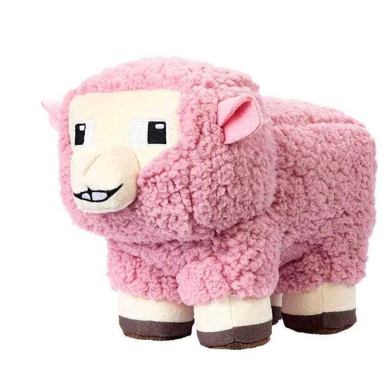 Collezione di Peluche con il Raro Fantino Pollo, il Potente Golem di Ferro, l'Ape Ronzante e la Pecora Soffice. Perfetto per Fan e Collezionisti!