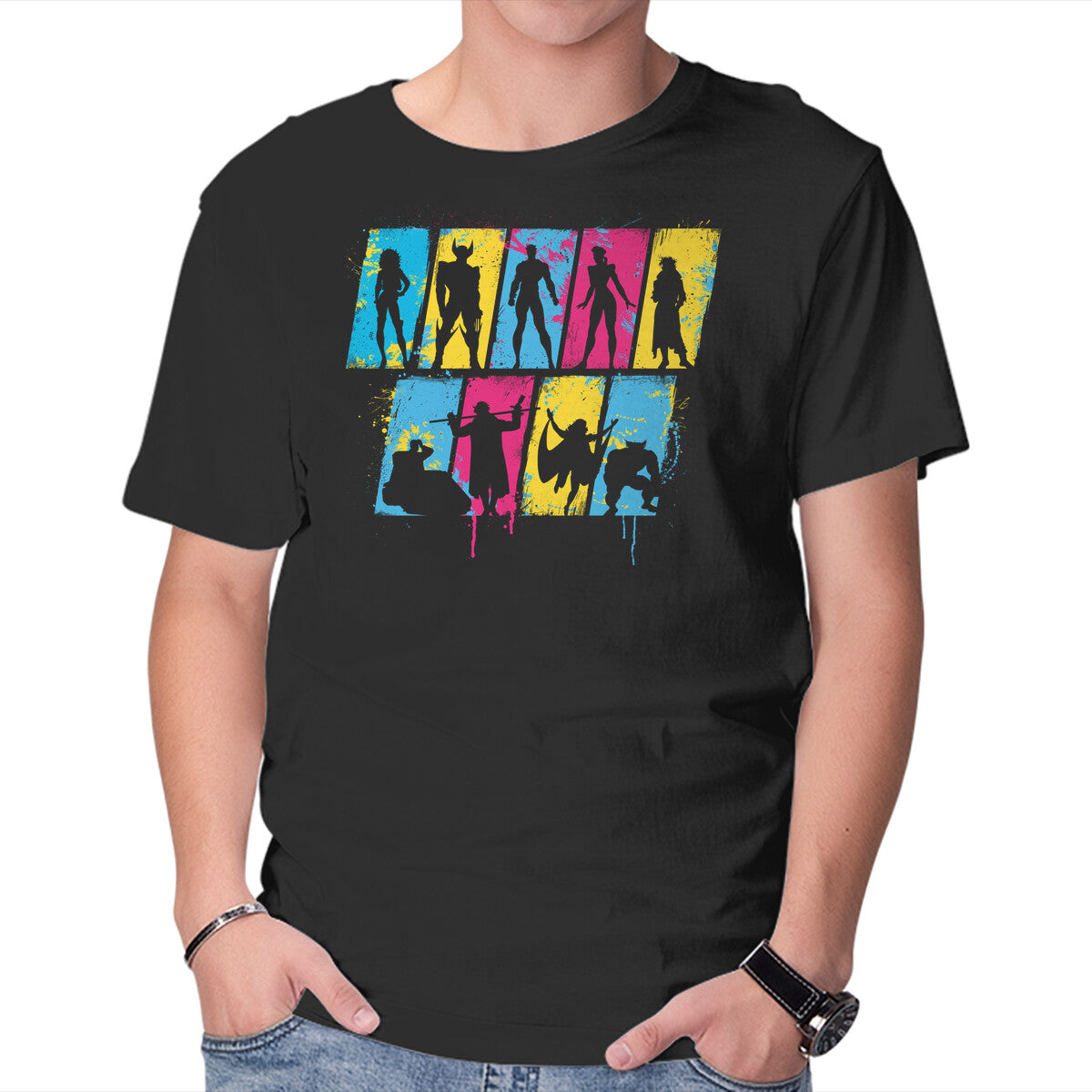 Unisex Crew Neck T-Shirt 92 Mutants Graphic Short Sleeve Casual Tee XXL