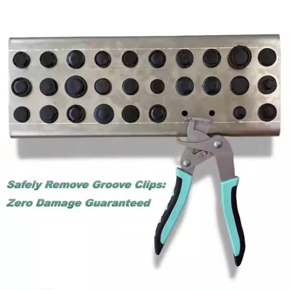 Car Clip Pliers Car Panel Removal Tool With Rubber Fastener Rivet Tools, Professional Auto Repair Kit For Plastic/Nut Removal