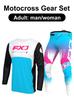 Motocross-Ausrüstungsset Enduro Cross Trikot Hose Sets Racer Ausrüstungsset Offroad Herren Sets Damen Berg Downhill Motorrad MX