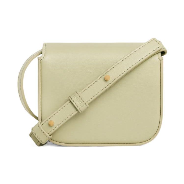Celine Claude Arc De Triomphe Snap Closure Detachable Adjustable Shoulder Strap Mini Shoulder Crossbody Bag Women Bags Almond-Green 10I513DPV-29AG